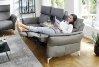 3-Sitzer Grau 224 Cm Breit Mit Relaxfunktion Lodi with 3 Sitzer Sofa Mit Relaxfunktion