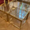 Casa Padrino Luxus Couchtisch Gold 100 X 100 X H. 40 Cm – Quadratischer  Wohnzimmertisch Mit 4 Herausziehbaren Beistelltischen – Wohnzimmer Möbel – Inside Couchtisch Gold Glas