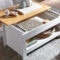 Couchtisch Finebuy Wohnzimmertisch Weiß 85X47X42Cm Sofatisch Tisch Mit  Stauraum Pertaining To Couchtisch Weiß Mit Stauraum
