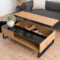 Couchtisch Izzy 110Cm – Eiche/Schwarz Intended For Couchtisch Holz Schwarz