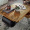 Couchtisch Mango 110X80X43 Natur Lackiert Railway #105 Throughout Ausgefallene Couchtische