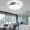 Deckenlampe Pvc Stahl Lampen Wohnzimmer Decke Schwarz Deckenlampe Rund,  Deckenspot Rund, 3X E27, Lxbxh: 45X45X12 Cm, | Etc Shop For Wohnzimmer Lampen