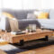Design Wohnzimmertisch Modern B/H/T Ca. 130/25/59Cm Within Moderner Couchtisch