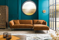 Ecksofa 277X173X76 Polyester Cognac Gent in Ecksofas Kaufen