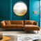 Ecksofa 277X173X76 Polyester Cognac Gent in Ecksofas Kaufen
