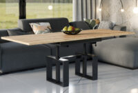 Endo-Möbel Couchtisch Empoli 110-170Cm Ausziehbar &amp; Höhenverstellbar intended for Couchtisch Ausziehbar