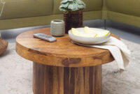 Finebuy Couchtisch Massivholz 60 Cm Wohnzimmertisch Sofatisch Rund Tisch  Braun regarding Couchtisch Holz Rund
