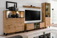 Formera Tv Wohnzimmerwand Turin, Wotan Eiche, Schrankwand, Wohnzimmerwand,  Anbauwand for Wohnzimmerwand