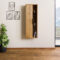 Hängevitrine Wildeiche 46X38X132 Natur Geölt Lindau #12 With Hängeschrank Wohnzimmer