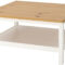 Ikea Hemnes Couchtisch Weiß Gebeizt/Hellbraun 90X46X90 Cm Ab 149 inside Couchtisch Holz Ikea