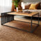 Jezz Couchtisch, Material Massivholz/Metall, Eiche Geölt/Schwarz intended for Couchtisch Holz Schwarz