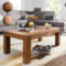 Massiver Couchtisch Patan 110 Cm Holz Tisch Massiv Wohnzimmertisch With Wohnzimmer Holztisch