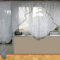 Moderne Fertiggardine Aus Voile Balkon Schöne Gardine Ag20 A Weiss Balkontür Inside Wohnzimmer Gardinen Mit Balkontür Modern