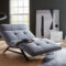 Relaxliege Einzelsofa Areivir Cord Anthrazit 120X158 198 Pertaining To Relaxliege