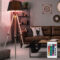 Stehleuchte Dimmbar Mit Fernbedienung Holzleuchte Led Stehlampe Pertaining To Stehlampe Wohnzimmer