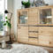 Caldera Highboard Ii, Material Massivholz, Wildeiche Geölt with regard to Highboards Wohnzimmer